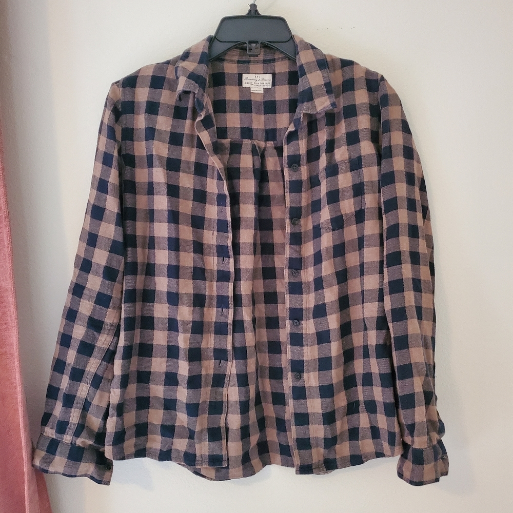 Madewell brand Broadway & Broome flannel